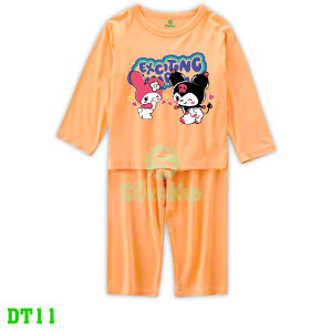 Bộ đồ  dài tay dài quần bé trai bé gái hình in KUROMY cho bé từ 6kg-30kg.DT11