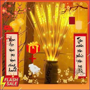 [Tặng Phích Cắm] Set 10 Bông Lúa Đèn Led Thần Tài Trang Trí Tết 2026 Bông Lúa Vàng Trang Trí Ban Thờ Phòng Khách