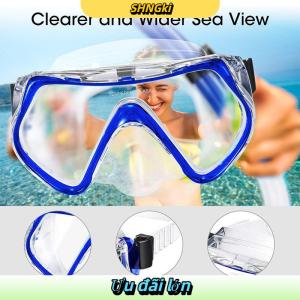 SHNGki Bơi Kính Tempered Glass người lớn nước thiết bị thể thao lặn Scuba lặn mặt nạ trong suốt Kính khung lớn