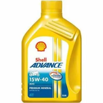 Oli Motor Shell Advance AX5 15W40 0.8L / 1L