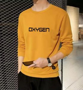 Diskon Spesial Sweater Keren Crewneck Elegan Kaos Pria Trendy Sweatshirt Sweter Cowok Oxygen