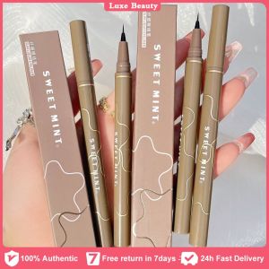 Sweet Mint Slim Liquid Eyeliner Pencil Black Brown Color Eyeliner Pen Long Lasting Waterproof Sweet Mint Slim Liquid Eyeliner Pencil Eyeliner pen thin waterproof Long Lasting Waterproof Slim colored eyeliner pen