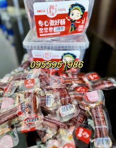 SALE กุนเชียงหมู รสหมาล่า หมูล้วน สูตรโบราณอบเตาถ่าน กุนเชียงหมู พร้อมทัน