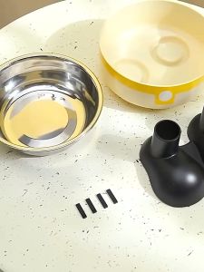 Elevated Cat & Dog Bowl Large Capacity Feeding Bowl with Non-Slip Bottom