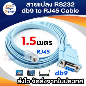 สายแปลงRS232 db9 Female to RJ45 Male cable 1.5 เมตร