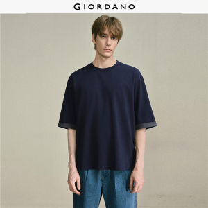 Giordano Men Men Round Neck T-Shirt Free Shipping 18026805