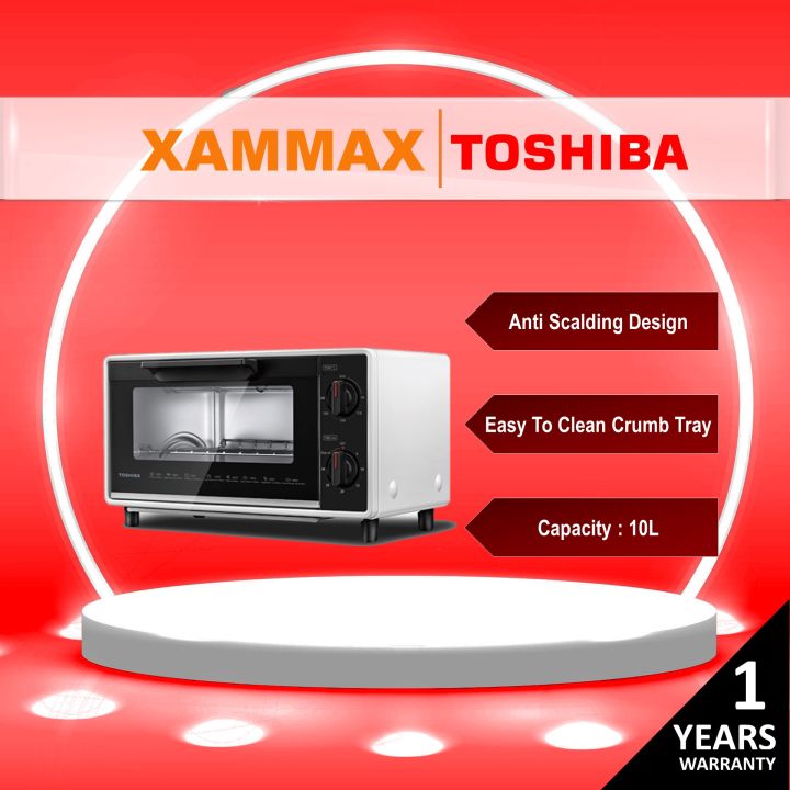 TOSHIBA TMMM10DZF(WH) Toaster Oven / Toast / Bake / Broil / Oven