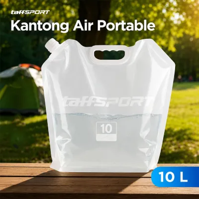 Jerigen Lipat Kantong Wadah Air Camping Hiking Outdoor Portable 5 10 Liter Taffsport