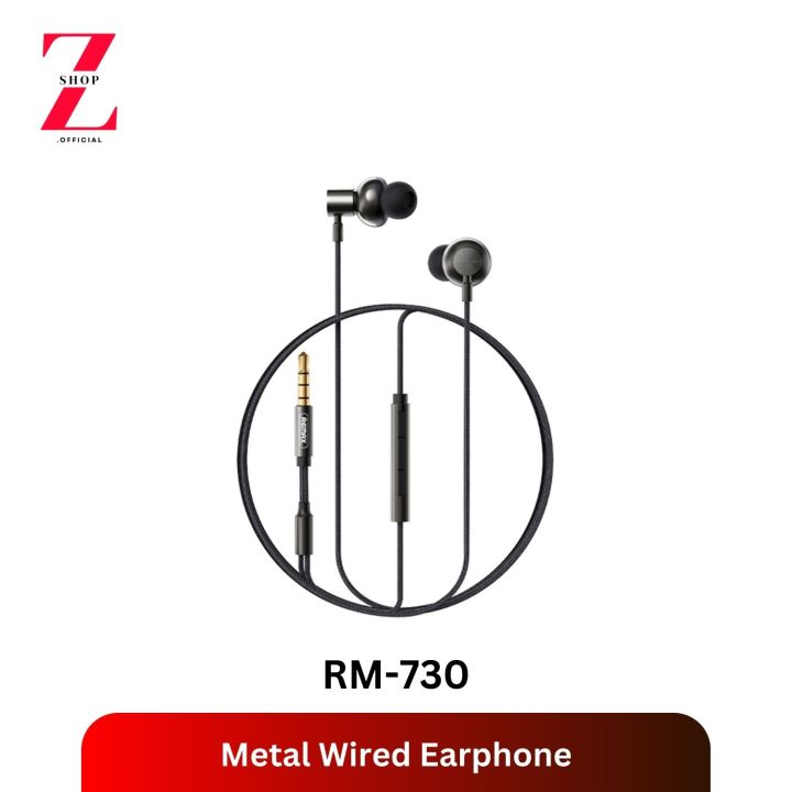 REMAX หูฟัง รุ่น RM-730 สมอลทอร์ค สำหรับ 3.5mm หูฟังมีสาย | Lazada.co.th