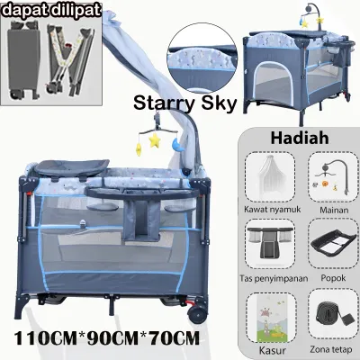 Box Bayi Tempat Tidur Bayi ranjang bayi baby box Bisa dilipat