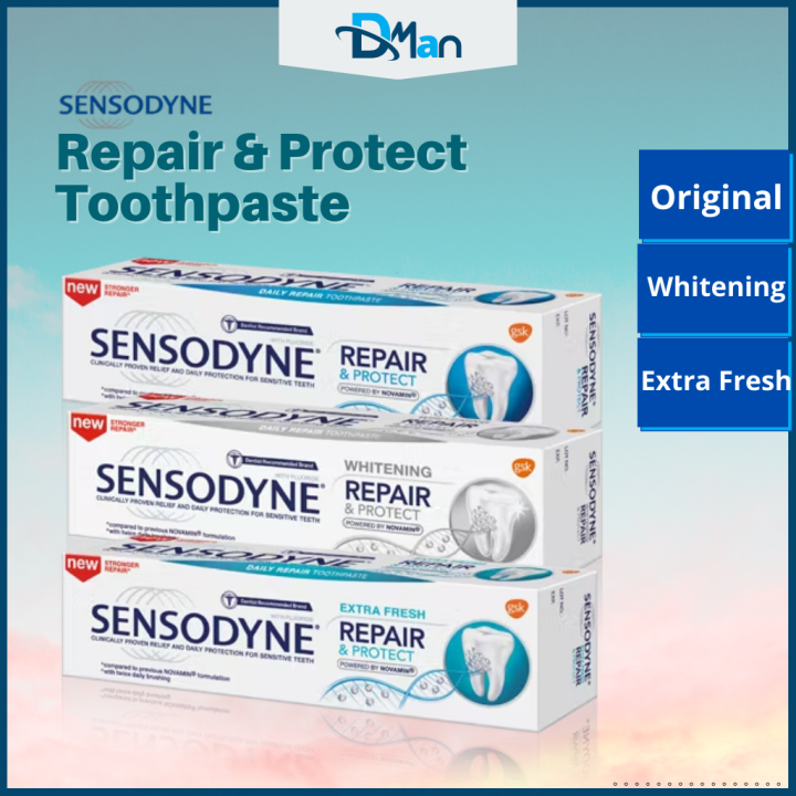 Sensodyne Repair & Protect Original/Whitening Toothpaste 100g | Lazada