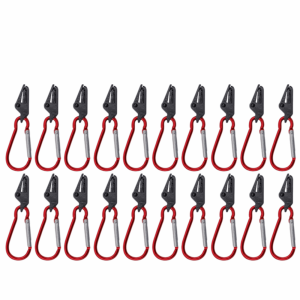 MUQZI 40Pcs Anti-Skid Alligator Tent Clips Mini Plastic Awning Tarpaulin Clips Plastic Hook Durable Windproof Canopy Clamps Outdoor Camping