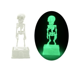 FEELDG với ống dẫn khí Máy tạo bọt bể cá hình bộ xương nhảy múa Gothic In 3D Bộ Xương Động Học Halloween Động cơ khí nén Đồ trang trí đầu lâu nhảy múa cho bể cá Trang trí cảnh quan bể cá