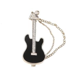 Stylish Brooch Multifuntional Accessory Beautiful Guitar Shape Brooch Perfect for Fashion Enthusiasts Present