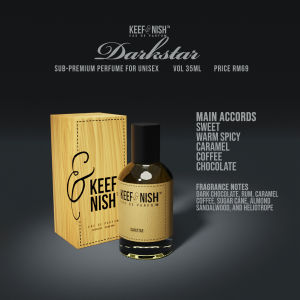 PERFUME PARFUM EDP MINYAK WANGI KEEF & NISH DARKSTAR