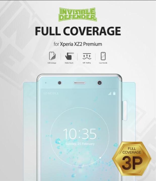 Sony Xperia XZ2 Premium Ringke Invisible Defender Full Screen