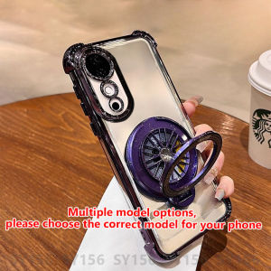 Vivo V50 Pro V 50 V50Pro 5G 2025 Shockproof Case Vivo V40 V30 V29 V27 Pro V29e V27e 5G Case with Holder Camera Protector Clear Aesthetic Shockproof Thickened