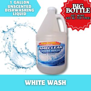 AMECLEAN White Wash Clear and Unscented Dishwashing Liquid