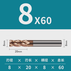 1pc Cutting HRC55 4 Flute CNC Fresa Metal Alloy Carbide Tungsten Steel Milling Cutter End Mill 1mm 2mm 3mm 4mm 5mm 6mm 8mm 10mmMetal 金属合金硬质合金钨钢铣刀端铣刀