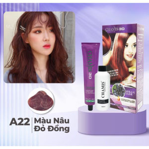 Kem Nhuộm Tóc Chamis 3D Olive - 30 Màu Lên Màu Chuẩn Sắc Óng Đẹp Tự Nhiên Giữ Màu Không Phai Giúp Bảo Vệ Tóc