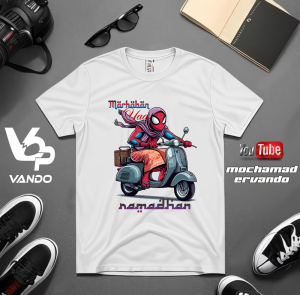 KAOS RAMADHAN SUPERHERO SPIDERMAN - Marhaban Yaa Ramadhan / TSHIRT / KAOS MURAH / HARI RAYA