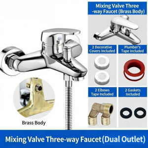 Bathtub Waterfall Bath Faucet Bathroom Sink Faucet Brushed Single Handle Hot and Cold Water Faucet Mixer Faucet