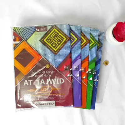 Alquran At-Tajwid Per Juz A5 Soft Cover 30 Jilid Sampul Mika