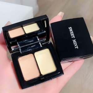 SWEET MINT Two Color Concealer Foundation Cream Waterproof Long Lasting Concealer Matte Smooth Conceal Dark Deep Complexion Cover Facial Spots Black circles Dark Circles Acne Marks Beauty Makeup