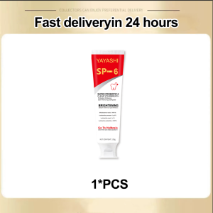 { Malaysia in stock}Gigi Putih Teeth whitening Ubat Gigi ukiwi Probiotic Toothpaste pemutih gigi sp6 toothpaste 120g whitening teeth Remove Yellow Tartar Eliminate Bad Breath Helicobacter flavus cavities 益生菌牙膏美白牙齿