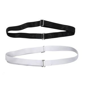 Simple Shirt Holder Belt Nonslip Elastic Shirt Belt Business Shirt Stays for Professional and Student Everyday Use