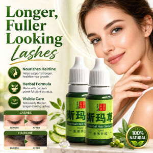 ✨BUY1 FREE1✨New Usma Grass Liquid Hair Growth Liquid For Thick Eyelashes/ Hair Root Care Essence Stimulates Growth Nourishes Follicles