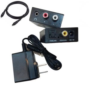 Bộ chuyển đổi Âm Thanh Cổng quang Optical sang Audio AV - R/L Có cổng 35 Tặng 1 dây quang dài 15m