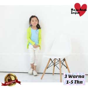 Cardigan Anak Perempuan Impor Rajut Cheese Cake Usia 1-5 Tahun Jaket Anak