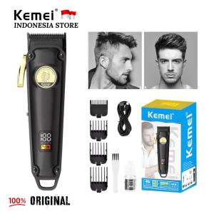 Alat Cukur Rambut Kemei KM-2371 KM-2372 Hair Clipper Professional Electric Cordless Trimmer Detailer Haircut Machine Mens Mesin Cukuran Area Sensitif Jenggot Kumis KM 2371 2372
