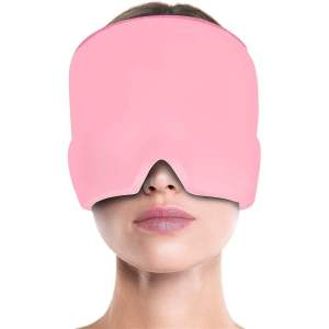 Gel Cold Headache Sleeping Eyeshade Migraine Relief Cap Gel Hot Cold Therapy for headache relief can be reused