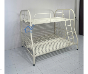 GIƯỜNG TẦNG SẮT LỆCH TRẺ EM  MÀU ĐEN SIÊU ĐẸP HCM