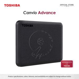 Toshiba canvio®ฮาร์ด Drive1TB แบบพกพา Advance V10/2TB/4TB USB 3.2 SuperSpeed HDD รุ่น2.5 V10ความปลอดภัย/สำรองข้อมูลอัตโนมัติ