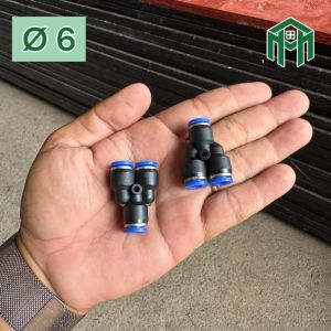 Y nối nhanh ống hơi (khí nén) PY phi 6 8 10 12