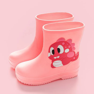 [Spot] Childrens Cartoon Rain Boots Childrens Raincoat Cute Baby Rain Boots Waterproof Non-Slip 2-10 Years Old Childrens Rain Boots Toddler Rubber Shoes Rain Boots