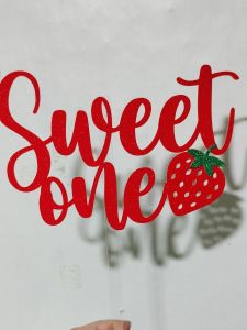 Customized/Personalized PRE CUT FRUIT THEME CAKE TOPPER: FRUIT THEME