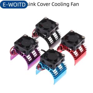 E-WOITD 1PC RC xe điện 540 3650 3660 không chổi than động cơ tản nhiệt Bìa quạt làm mát cho 1 10 1 12124017 124016 bộ phận