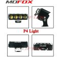MOFOX P4 Laser Gun 60W MDL Motorcycle Mini Driving Light Dual Color High/Low Beam 4 Lens Waterproof Auxiliary Lights Spotlight For Motorcycle LED Light. 