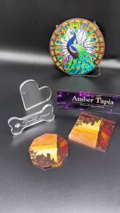 [COD]  Customizable blank acrylic ornaments in any shape   System UV Printed gifts home decorations Mothers Day gifts logo