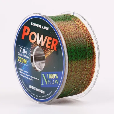 Cước câu cá 220m 3D tàng hình siêu khỏe hàng loại xịn