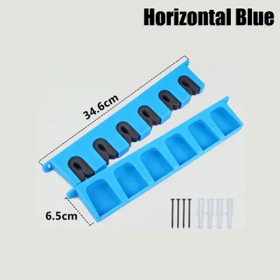 6 Slot Wall Mounted Fishing Rod Rack EVA Pemegang Joran Dinding Rak Paparan Pancing