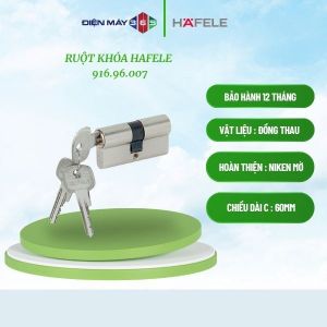 Ruột Khóa 2 Đầu Chìa Dài 60mm Hafele 916.96.007 - Bảo hành 12 tháng - STM