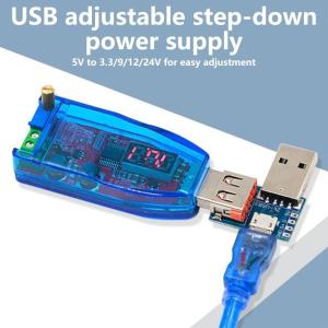 Multivoltage USB mô-đun điện cung cấp 3.3 V 9V 12V 24V đầu ra cho các ứng dụng điện tử có thể điều chỉnh đầu ra