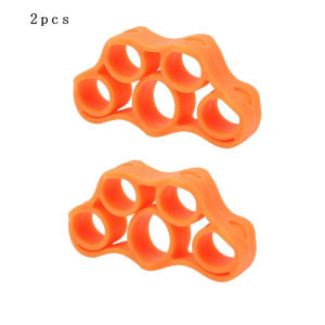 2pcs Finger Stretcher Hand Resistance Bands Silicone Finger Rehabilitation Exerciser for Arthritis Carpal Tunnel Exercise and Rock Climbing