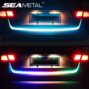 LED Car Trunk Light DRL Turn Signal Lamp Flowing RGB Multicolor Car Lights Carriage Light - Lazada