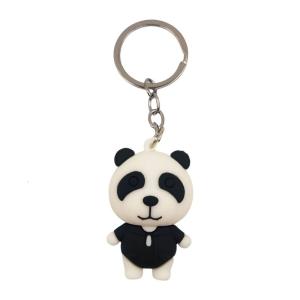 Silicon mềm Panda Keychain động vật hoạt hình vòng khóa Mặt dây chuyền món quà cho bạn bè và ô tô gia đình trang trí và Charm Gắn Túi